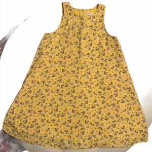 Girls Tucker + Tate yellow floral dress size 12